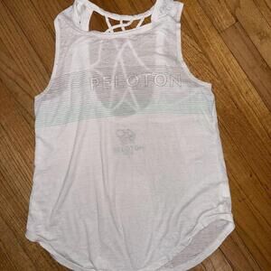 Peloton x Chaser Striped Tank – Size M (White)